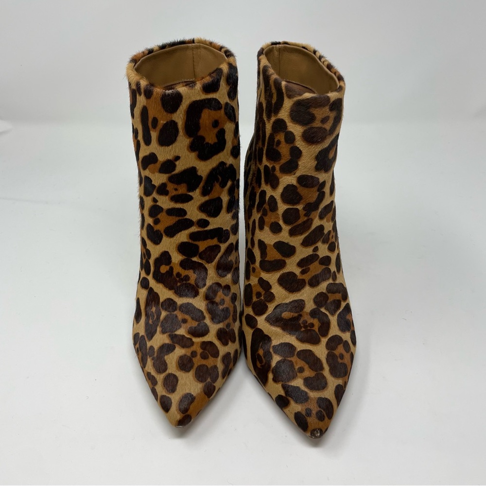 EUC Joie‎ Lina Leopard Calf Hair Booties 38.5 - Picture 2 of 7